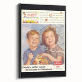 Retro DuPont Candy Poster - Vintage Kitchen Wall Art Print