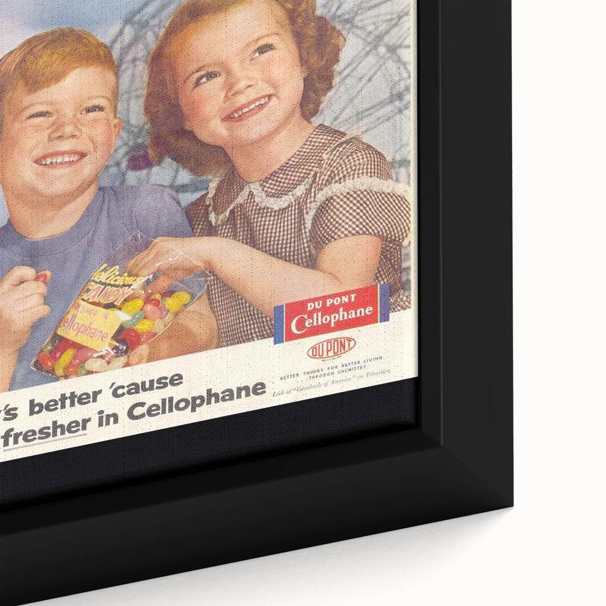 Retro DuPont Candy Poster - Vintage Kitchen Wall Art Print