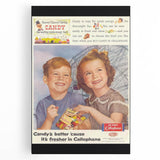 Retro DuPont Candy Poster - Vintage Kitchen Wall Art Print