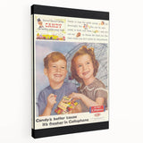 Retro DuPont Candy Poster - Vintage Kitchen Wall Art Print