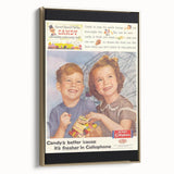 Retro DuPont Candy Poster - Vintage Kitchen Wall Art Print