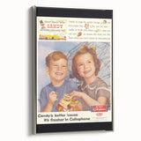 Retro DuPont Candy Poster - Vintage Kitchen Wall Art Print