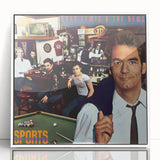Retro Huey Lewis Sports Poster - Vintage Prints for Wall Art