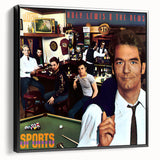 Retro Huey Lewis Sports Poster - Vintage Prints for Wall Art