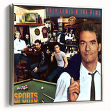 Retro Huey Lewis Sports Poster - Vintage Prints for Wall Art
