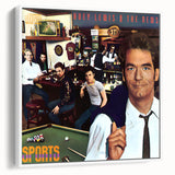 Retro Huey Lewis Sports Poster - Vintage Prints for Wall Art