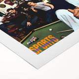 Retro Huey Lewis Sports Poster - Vintage Prints for Wall Art