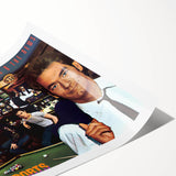 Retro Huey Lewis Sports Poster - Vintage Prints for Wall Art