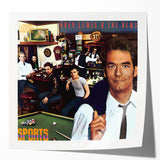 Retro Huey Lewis Sports Poster - Vintage Prints for Wall Art
