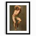 Renaissance Art Prints - Figure Study After Michelangelo’s Last Judgment