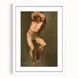 Renaissance Art Prints - Figure Study After Michelangelo’s Last Judgment
