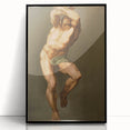 Renaissance Art Prints - Figure Study After Michelangelo’s Last Judgment