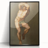 Renaissance Art Prints - Figure Study After Michelangelo’s Last Judgment