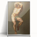 Renaissance Art Prints - Figure Study After Michelangelo’s Last Judgment