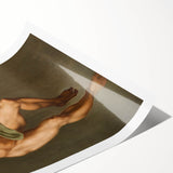 Renaissance Art Prints - Figure Study After Michelangelo’s Last Judgment
