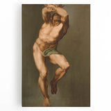 Renaissance Art Prints - Figure Study After Michelangelo’s Last Judgment
