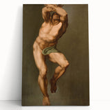 Renaissance Art Prints - Figure Study After Michelangelo’s Last Judgment