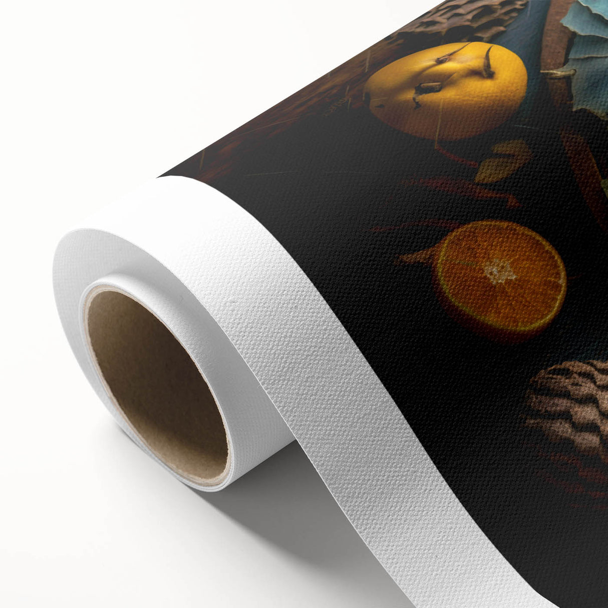 Elegant Cheese & Citrus Platter – Rustic Kitchen Wall Art