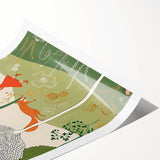 Enchanted Forest Boys Room Wall Art – Kids Wall Art Prints