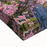 Large art of a black and white Paris landscape on stretched canvas, ideal for bedroom wall decor.