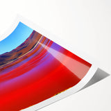 Extra large wall art featuring line art flowers in muted earth tones on a rolled print, ideal for large living room decor.