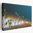 Large canvas print featuring a vibrant, detailed depiction of a Brazilian landscape, ideal for kitchen wall art.