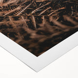 Art deco poster featuring a stylized fall landscape on rolled canvas, suitable for dining room decor.