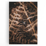 Black and white abstract tree design on large stretched canvas, suitable for kitchen wall art.