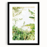 Extra large abstract art print featuring colorful, textured brush strokes on a framed canvas, ideal for living room decor.