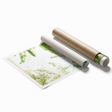 Extra large rolled print depicting vibrant spring floral art, ideal for classy bathroom or large living room decor.