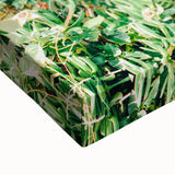 Black and white landscape art painting on large canvas depicting a spring scene, ideal for bedroom wall decor.