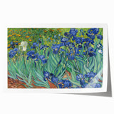 Extra large rolled canvas print depicting vibrant floral art, ideal for dining room or bathroom wall decor.