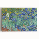 Black and white stretched canvas print of Van Gogh's 'Starry Night', ideal for kitchen wall art or bedroom ambiance.