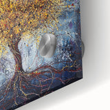 Golden Abstract Tree Wall Art – Modern Canvas & Framed Print