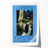 Santana 1970s Concert Poster - Grand Funk Railroad, Winterland