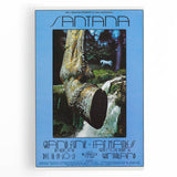 Santana 1970s Concert Poster - Grand Funk Railroad, Winterland