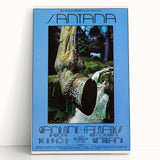 Santana 1970s Concert Poster - Grand Funk Railroad, Winterland