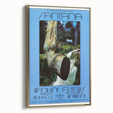 Santana 1970s Concert Poster - Grand Funk Railroad, Winterland