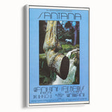 Santana 1970s Concert Poster - Grand Funk Railroad, Winterland