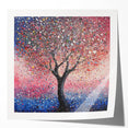 Blossoming Pink Tree Wall Art – Modern Canvas & Framed Print