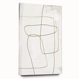 Abstract minimalist wall art displayed against a neutral background, featuring vibrant colors and fluid shapes, showcasing a contemporary design aesthetic perfect for modern interiors.