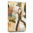 Edgar Degas Figurative Wall Art - Portrait after a Costume Ball