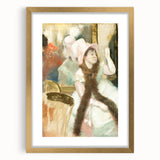 Edgar Degas Figurative Wall Art - Portrait after a Costume Ball