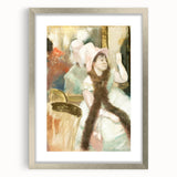 Edgar Degas Figurative Wall Art - Portrait after a Costume Ball