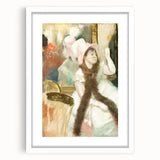 Edgar Degas Figurative Wall Art - Portrait after a Costume Ball