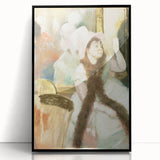 Edgar Degas Figurative Wall Art - Portrait after a Costume Ball