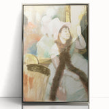 Edgar Degas Figurative Wall Art - Portrait after a Costume Ball