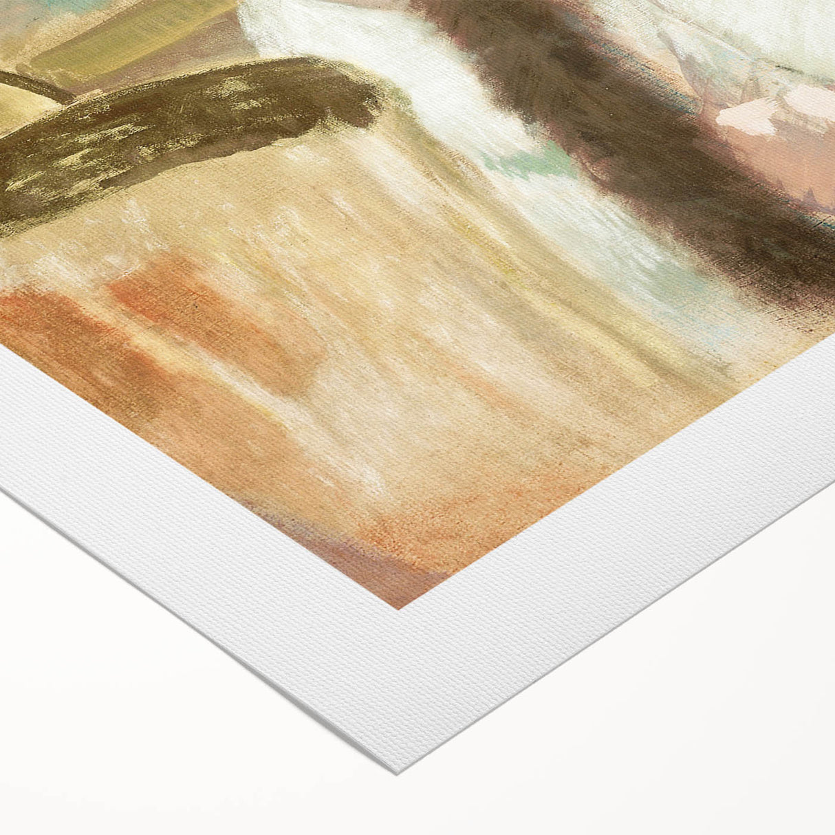Edgar Degas Figurative Wall Art - Portrait after a Costume Ball