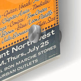 Santana 1970s Concert Poster - Paramount Northwest