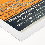 Santana 1970s Concert Poster - Paramount Northwest